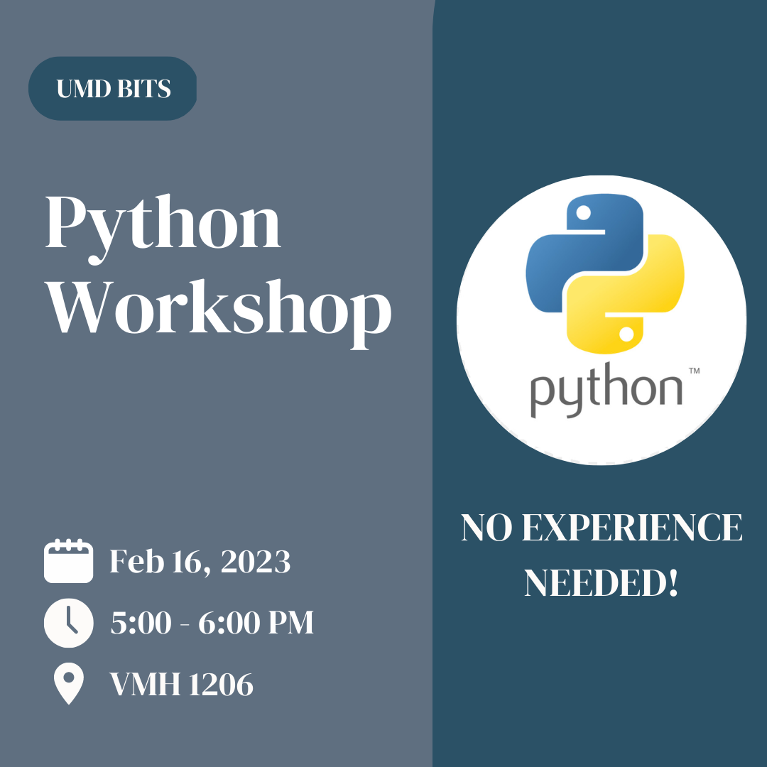 Python Workshop flyer